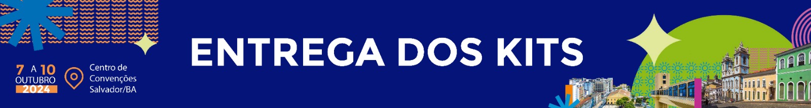 Entrega de materiais e kits aos participantes